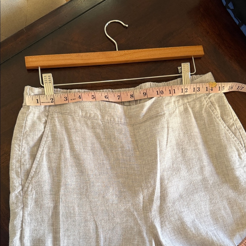 Habitat clothes to live in small light gray linen pants - Picture 9 of 12
